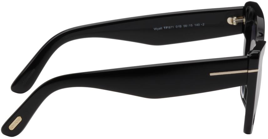 Black Wyatt Sunglasses商品第2张图片规格展示