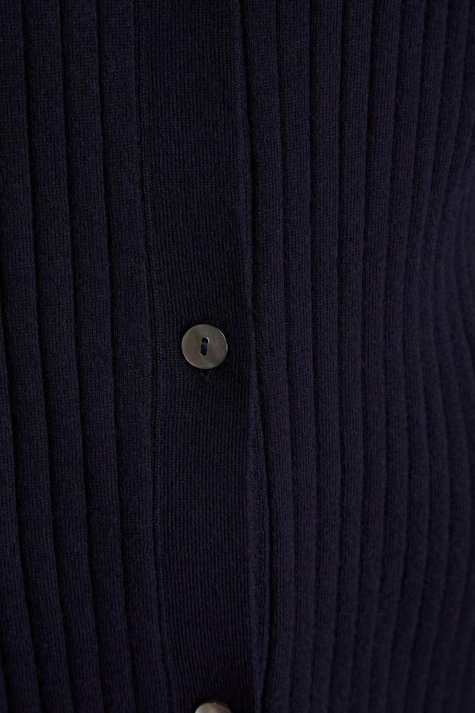 Ribbed cashmere cardigan商品第4张图片规格展示