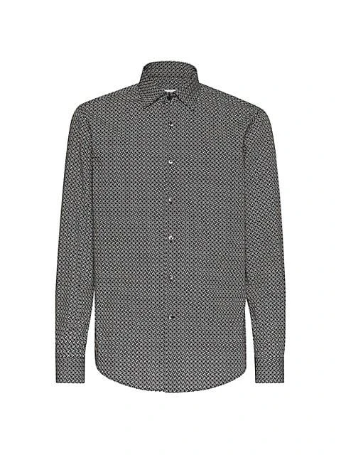 商品Salvatore Ferragamo|Cross Hook Dress Shirt,价格¥2113,第1张图片