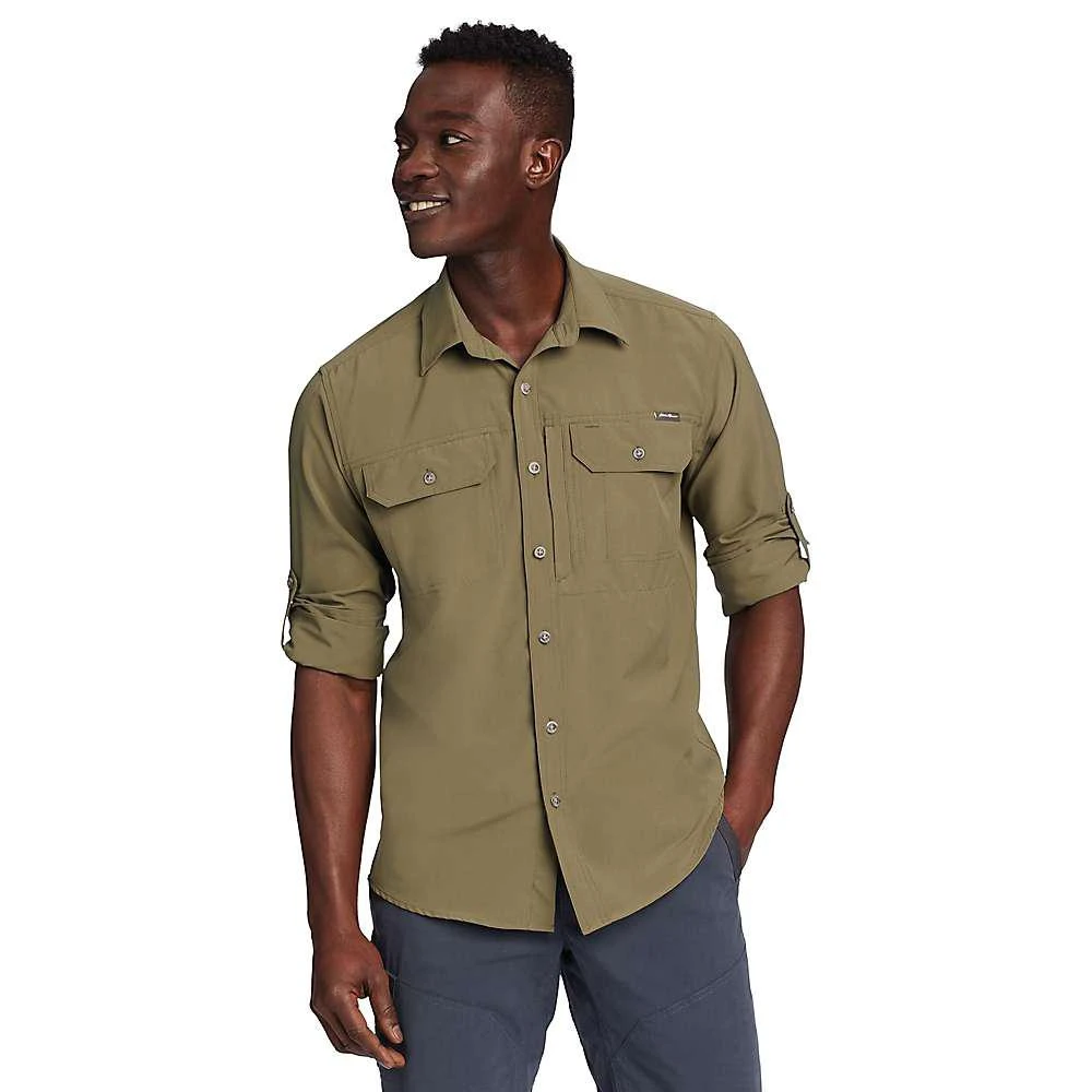 商品Eddie Bauer|Eddie Bauer Travex Men's Atlas Exploration Flex LS Shirt,价格¥376,第1张图片