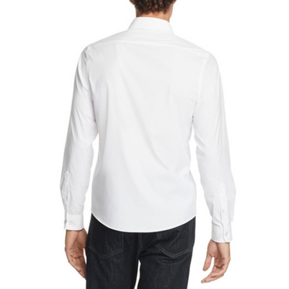 Men's No-Tuck Casual Slim Fit Stretch Dress Shirt商品第2张图片规格展示