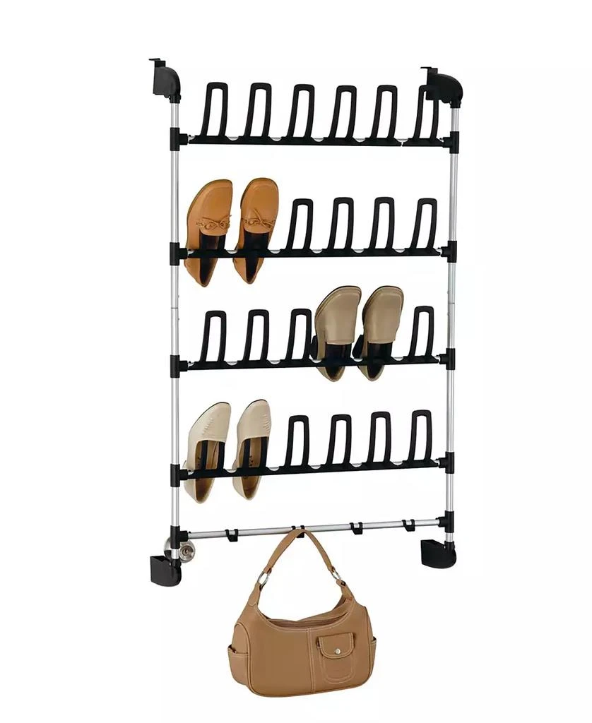 商品Neu Home|Over The Door Shoe Rack with Accessory Hooks,价格¥757,第1张图片