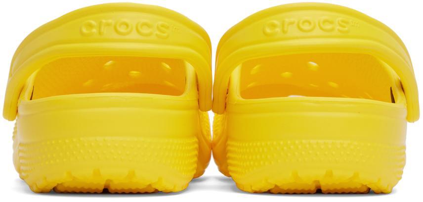 商品Crocs|Yellow Classic Clogs,价格¥420,第4张图片详细描述