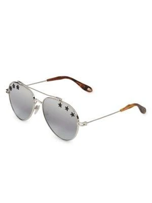 商品Givenchy|58MM Aviator Sunglasses,价格¥976,第2张图片详细描述