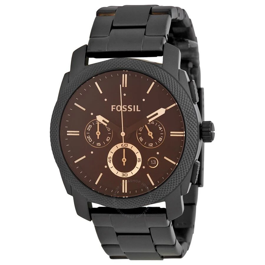 商品Fossil|Machine Chronograph Dark Brown Dial Men's Watch FS4682,价格¥781,第1张图片