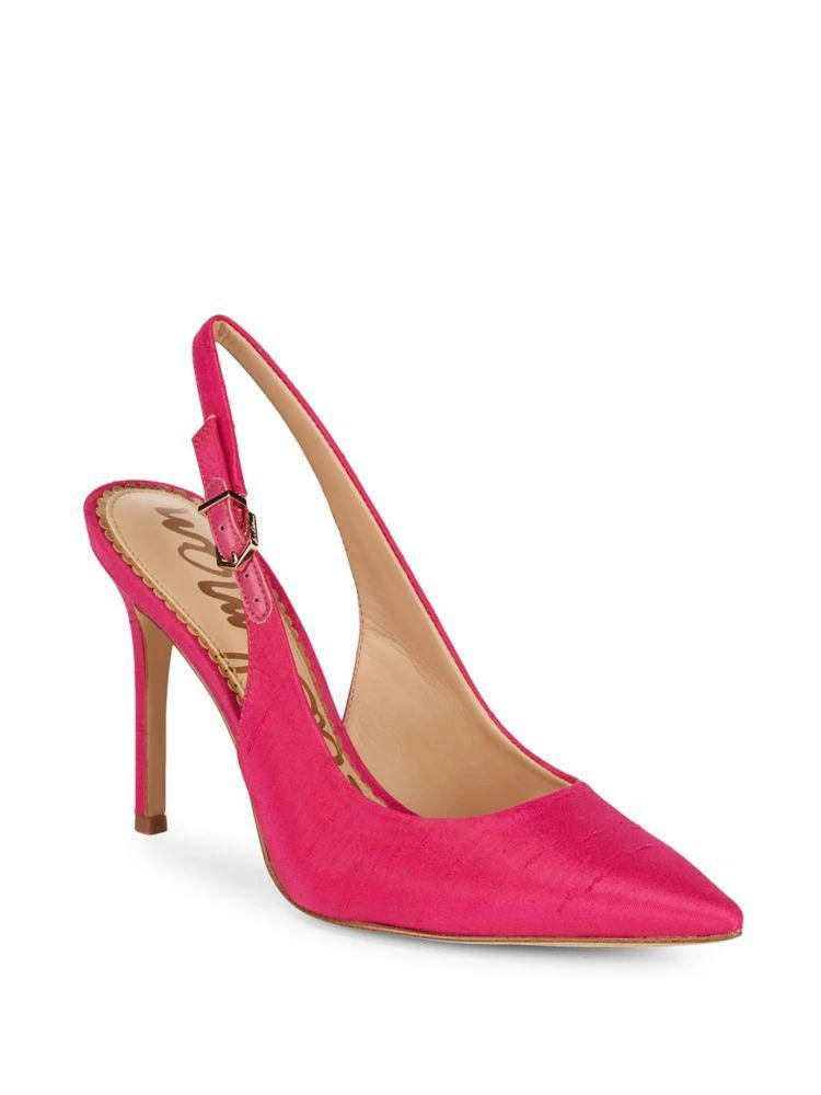 商品Sam Edelman|Hastings Silk Dupioni Slingback Pump,价格¥303,第2张图片详细描述