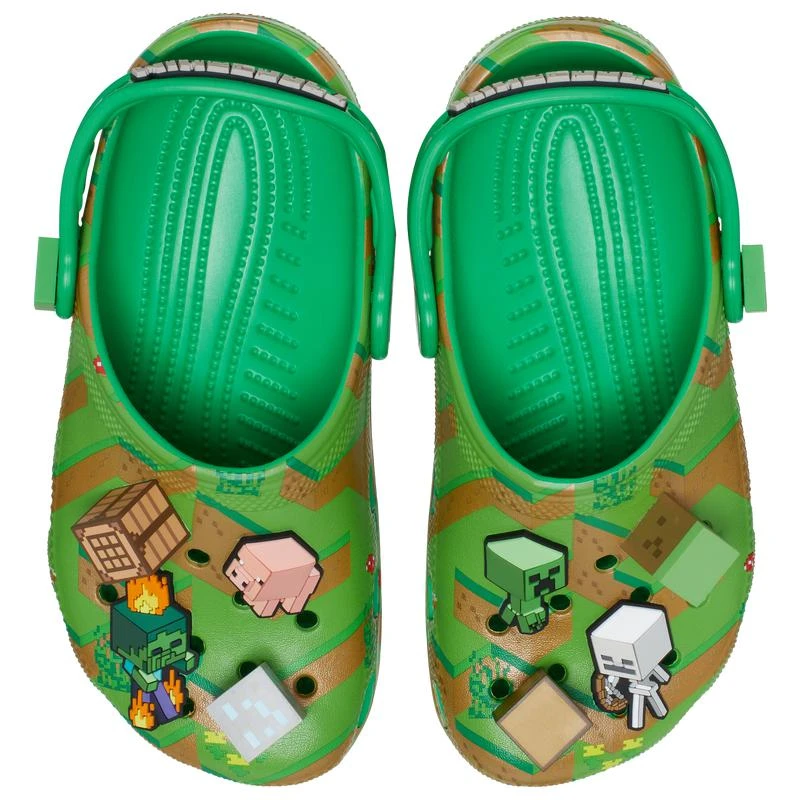 商品Crocs|Crocs Classic Minecraft Clogs - Boys' Grade School,价格¥376,第3张图片详细描述
