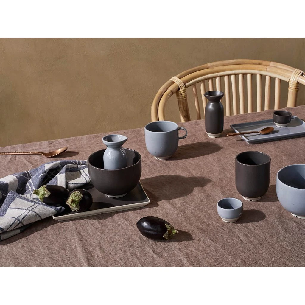 商品Broste Copenhagen|Broste Copenhagen Eli Plate - Set of 4 - Light Grey,价格¥191,第2张图片详细描述