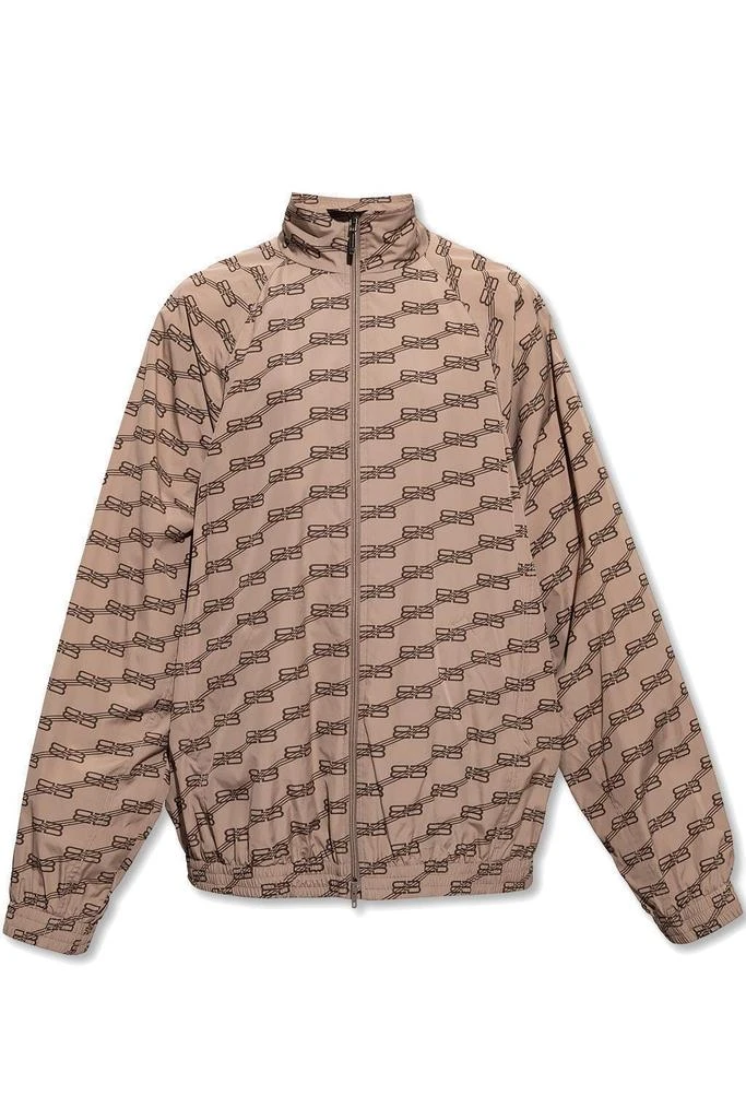 商品Balenciaga|Balenciaga Logo Monogram Zip-Up Jacket,价格¥15406,第1张图片