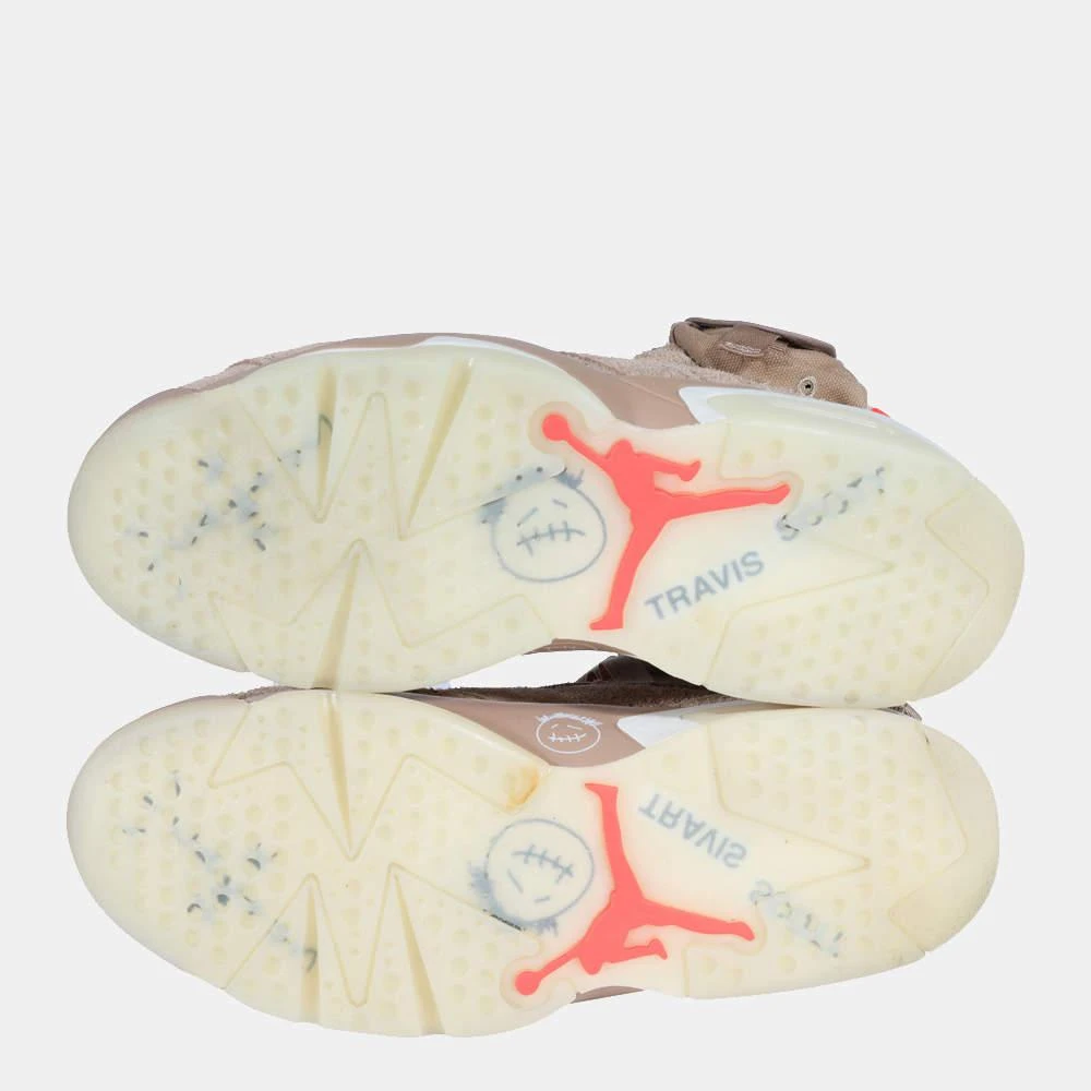商品[二手商品] Jordan|Air Jordan x Travis Scott  Jordan 6 Retro 'British Khaki' Sneaker US 8.5 IT 42,价格¥4191,第5张图片详细描述