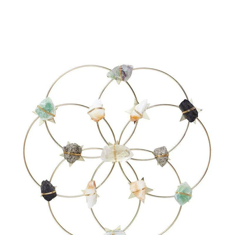 商品Ariana Ost|Crystal Grid Healing Crystal Wall Decor Flower Of Life Large,价格¥1346,第1张图片