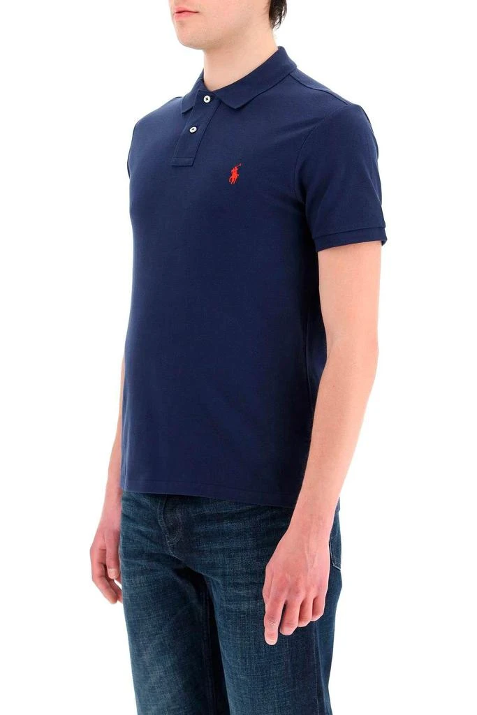商品Ralph Lauren|Pique cotton polo shirt,价格¥570,第5张图片详细描述