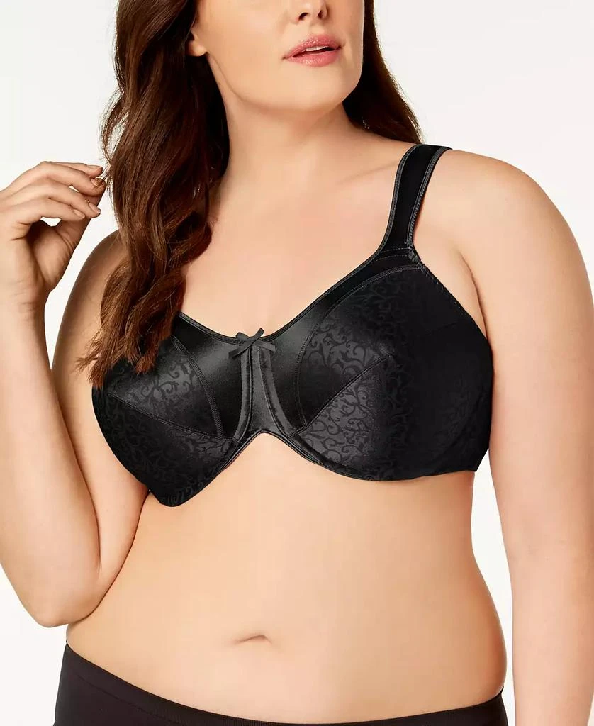 商品Bali|Minimizer Satin Tracings Comfort Strap Underwire Bra 3562,价格¥354,第2张图片详细描述