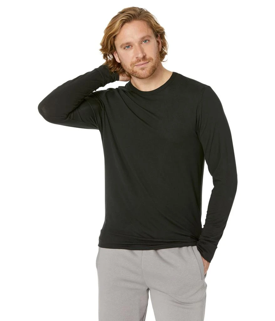 商品Calvin Klein|Eco Pure Modal Lounge Long Sleeve Sweatshirt,价格¥244,第1张图片