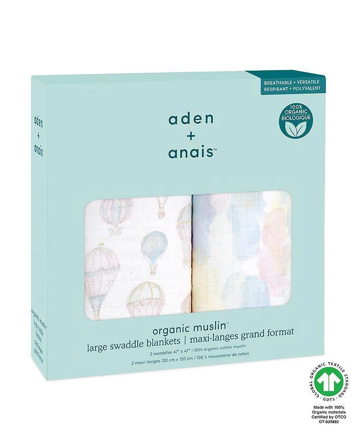 商品aden + anais|Muslin Swaddles, 2 Pack,价格¥297,第3张图片详细描述