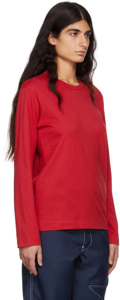 商品Comme des Garcons|Red Back Logo Long Sleeve T-Shirt,价格¥352,第2张图片详细描述