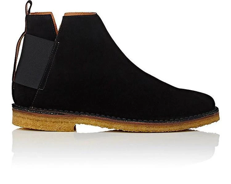 商品Barneys New York|Elastic-Detailed Suede Jodhpur Boots,价格¥358,第1张图片