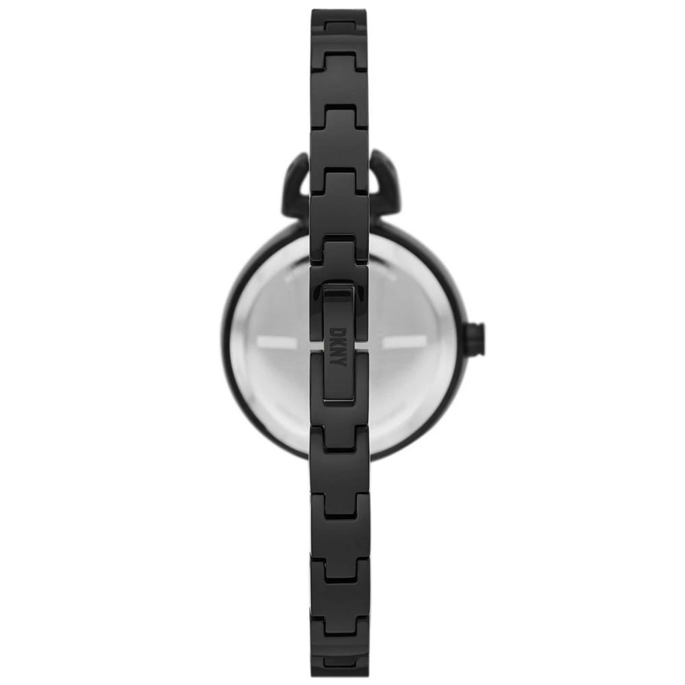 商品DKNY|Women's Uptown D Black Stainless Steel Bracelet Watch 28mm,价格¥559,第3张图片详细描述