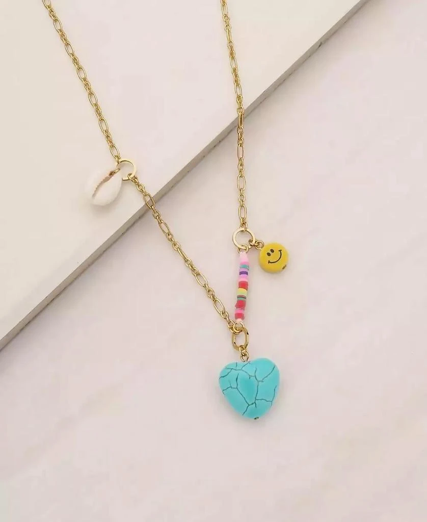 商品Ettika Jewelry|18K Gold Plated Chain Necklace with Beads,价格¥447,第3张图片详细描述
