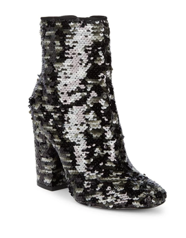 商品KENDALL & KYLIE|Haedyn5 Sequin Block Heel Booties,价格¥513,第1张图片