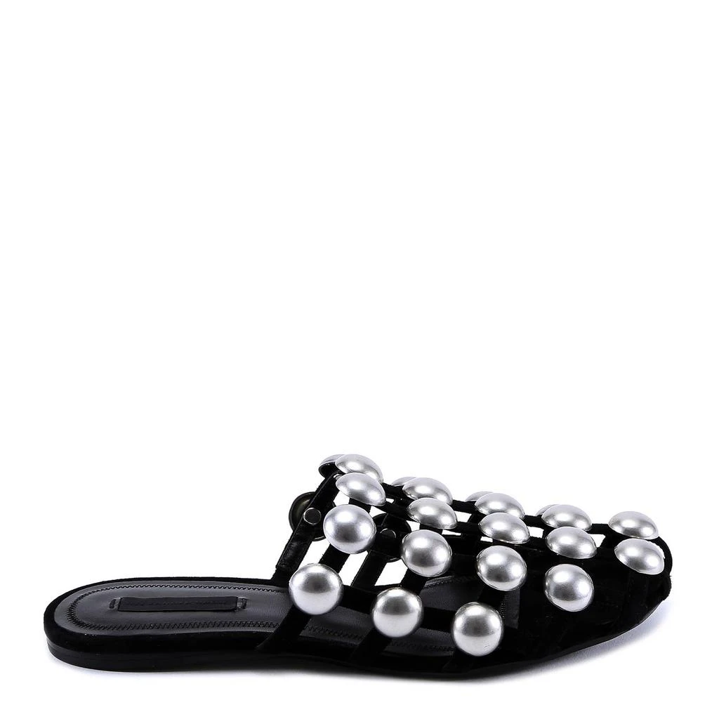 商品Alexander Wang|Alexander Wang Velvet Amelia Slippers,价格¥4485,第1张图片