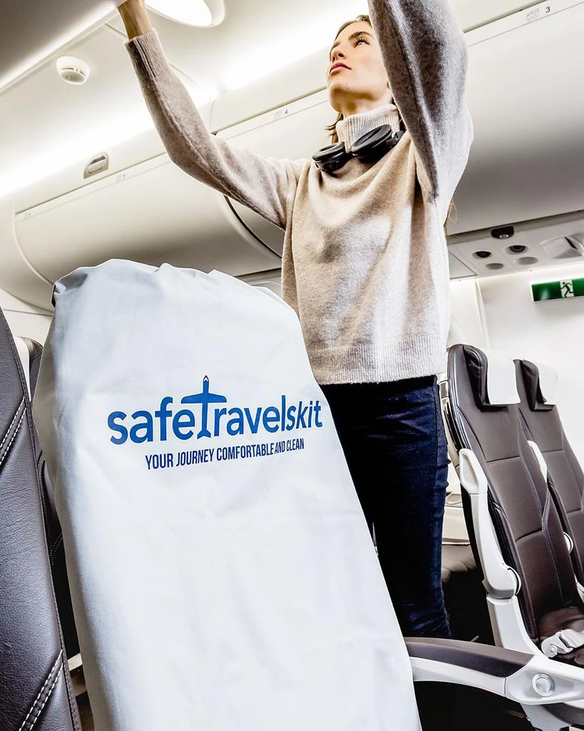 Luxury Travel Airplane Seat Cover & Pillow Case Set 商品