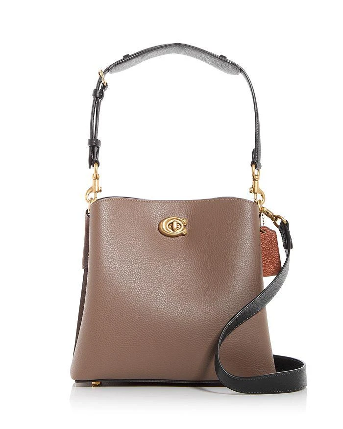 商品Coach|Willow Small Leather Bucket Bag,价格¥2631,第1张图片