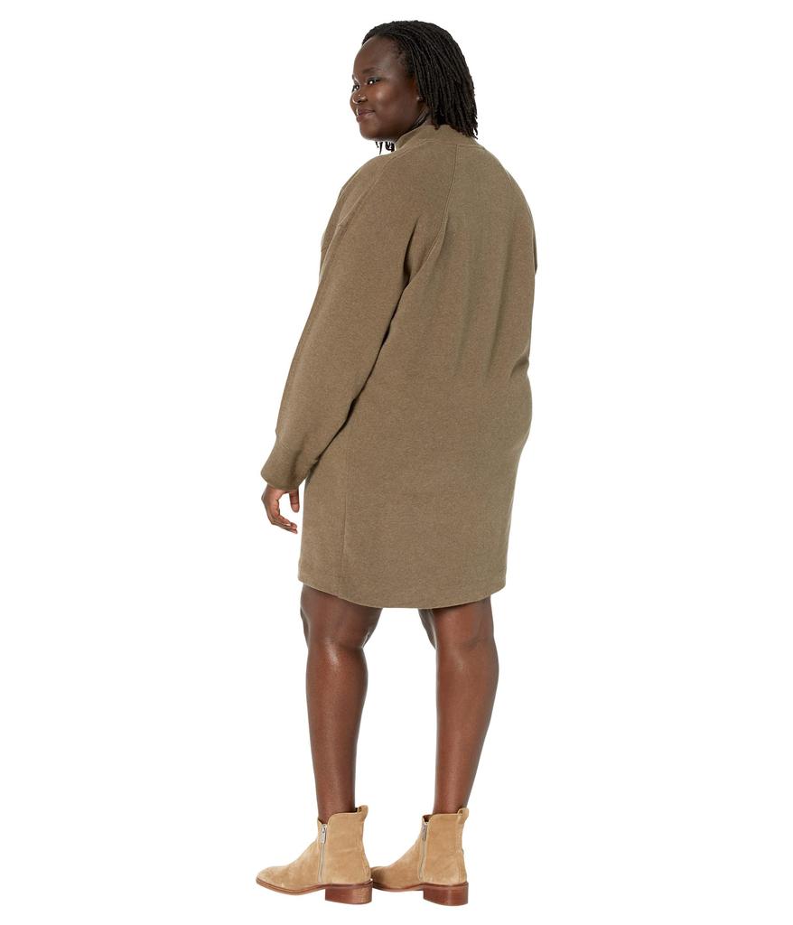 Cozy Long Sleeve Sweatshirt Dress商品第2张图片规格展示