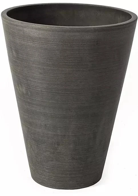 商品belk|Products Algreen Products 16230 Valencia Round Planter Pot Textured Charcoal 18,价格¥409,第1张图片