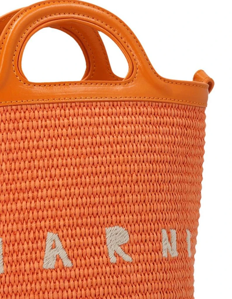 商品Marni|MARNI TROPICALIA Mini Bag In Leather and Raffia,价格¥3136,第3张图片详细描述