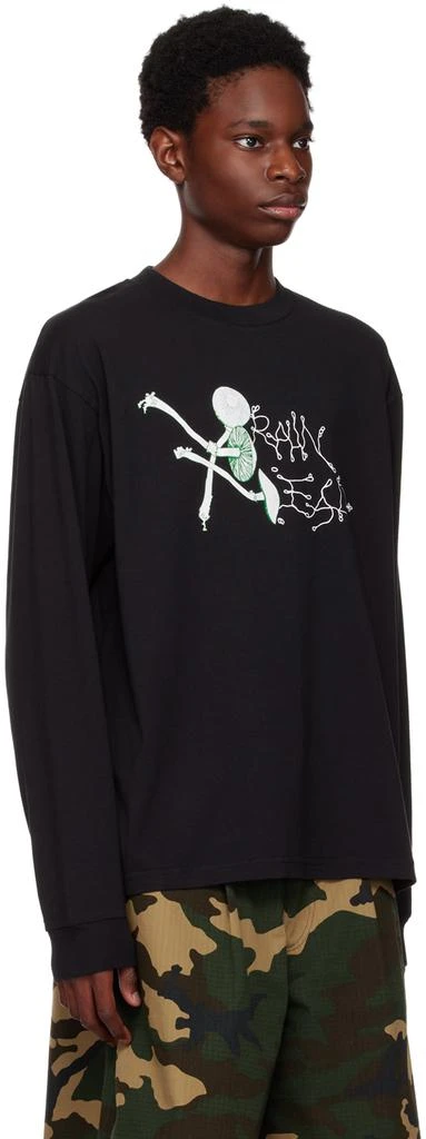 商品Brain Dead|Black Post-Human Laboratories Long Sleeve T-Shirt,价格¥296,第2张图片详细描述