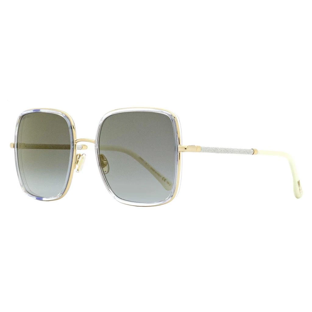 商品Jimmy Choo|Jimmy Choo Women's Sunglasses - Gold Crystal Square Plastic Frame | JAYLA/S 0LOJ,价格¥600,第1张图片