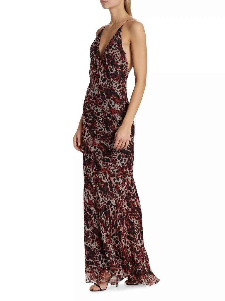 商品Adriana Iglesias|Farne Leopard Silk Slipdress,价格¥5341,第4张图片详细描述