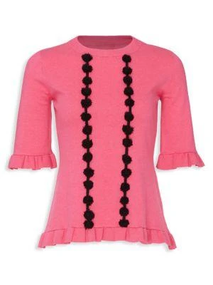 商品[二手商品] PRABAL GURUNG|Peony Pom Pom Sweater,价格¥188,第4张图片详细描述