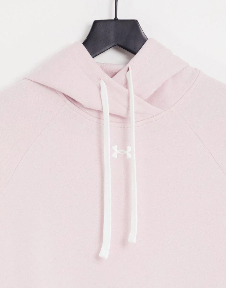商品Under Armour|Under Armour Rival fleece hoodie in dusty pink,价格¥338,第4张图片详细描述