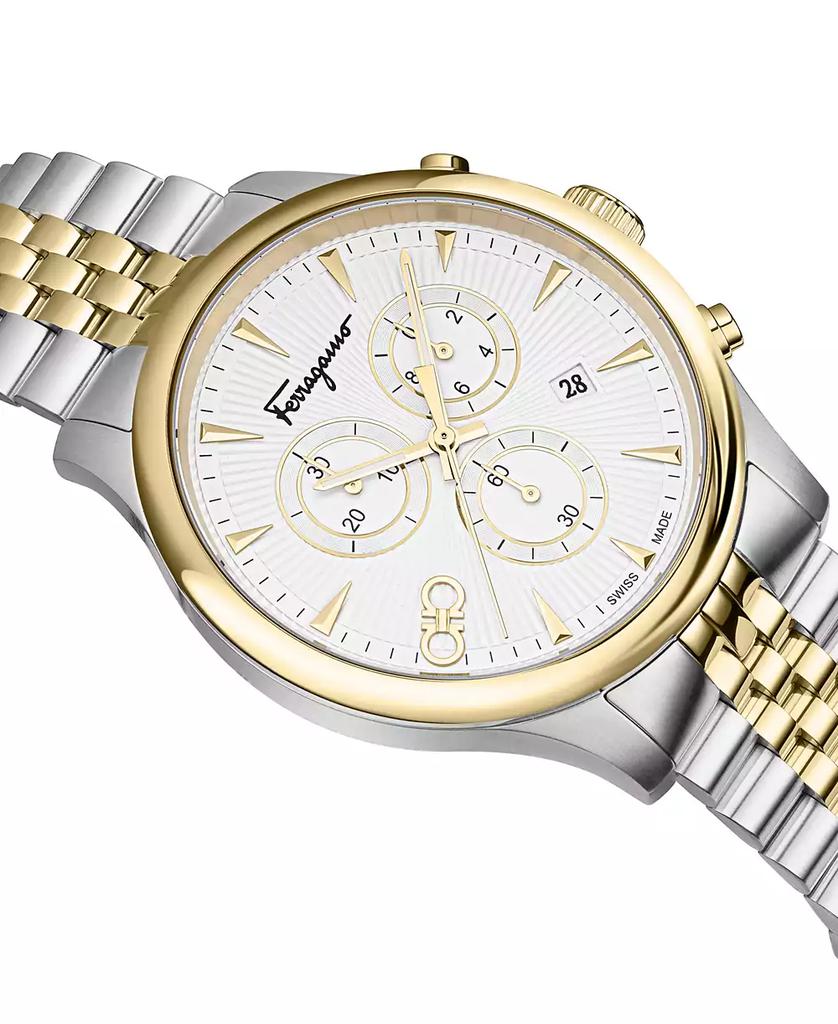 Salvatore Ferragamo Men's Swiss Chronograph Duo Two-Tone Stainless