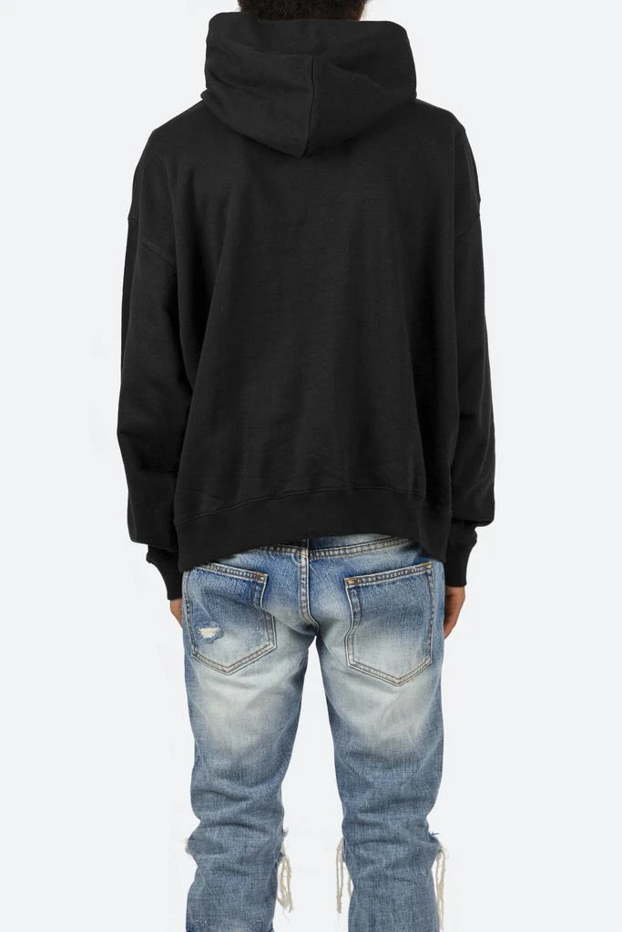 商品MNML|Essential Henley Hoodie - Black连帽衫,价格¥205,第4张图片详细描述