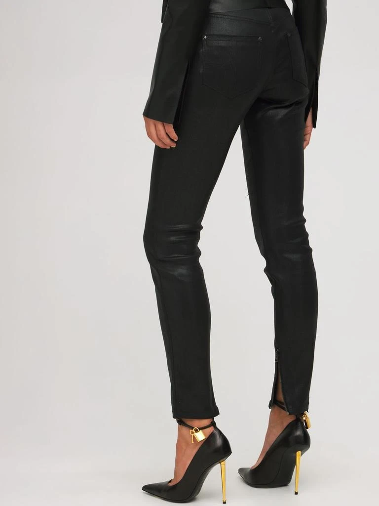商品Tom Ford|Shiny Lacquered Denim Skinny Pants,价格¥6380,第2张图片详细描述
