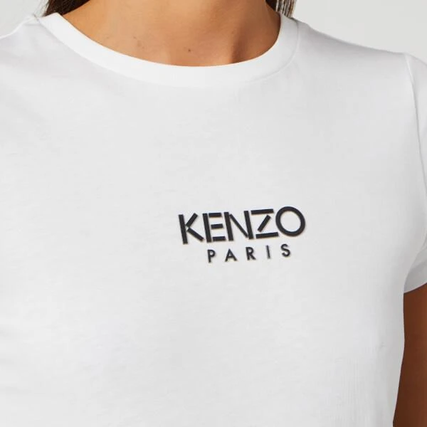 商品Kenzo|KENZO Women's Essential T-Shirt - White,价格¥545,第4张图片详细描述