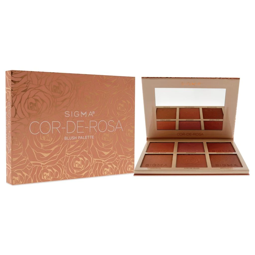 商品Sigma Beauty|Cor-De-Rosa Blush Palette by SIGMA Beauty for Women - 0.88 oz Blush,价格¥312,第2张图片详细描述