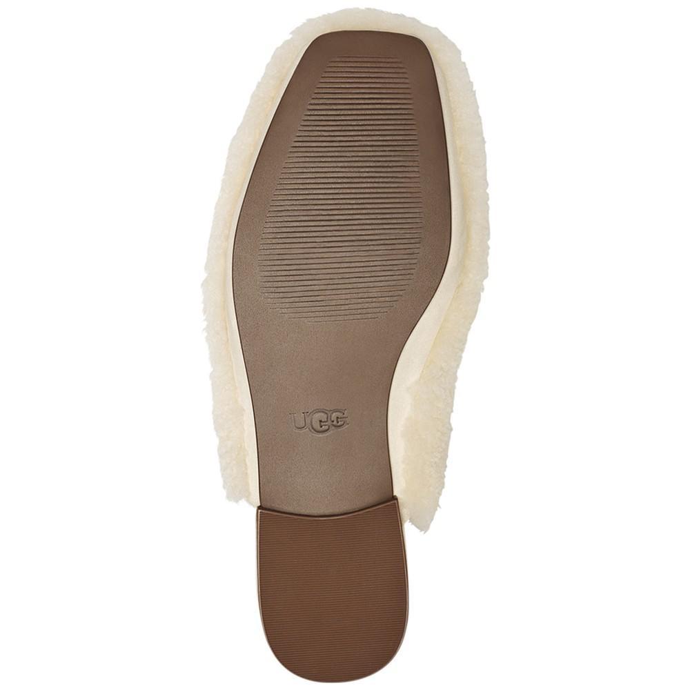 商品UGG|Women's Janaya Cozy Genuine Sheepskin-Topped Mules,价格¥960,第7张图片详细描述