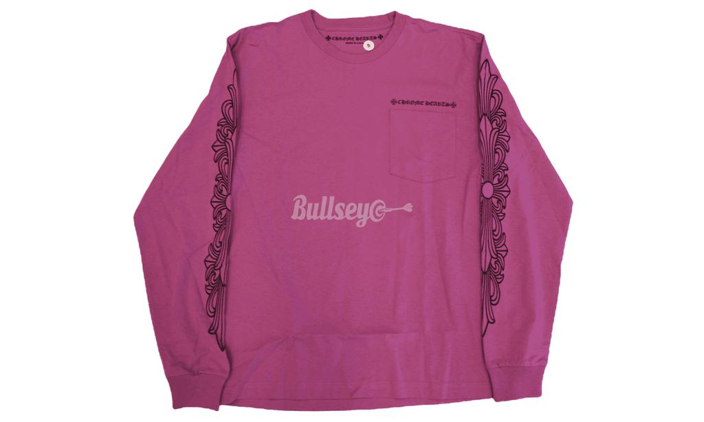 Chrome Hearts Matty Boy Spider Web Purple Longsleeve T-Shirt商品第1张图片规格展示