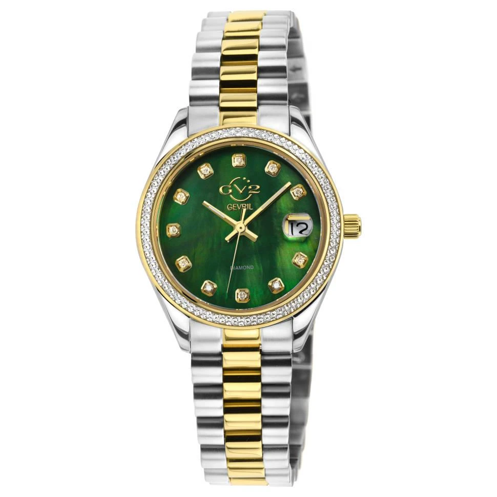 商品Gevril|GV2 by Gevril Turin Diamond Women's Watch,价格¥6393,第1张图片