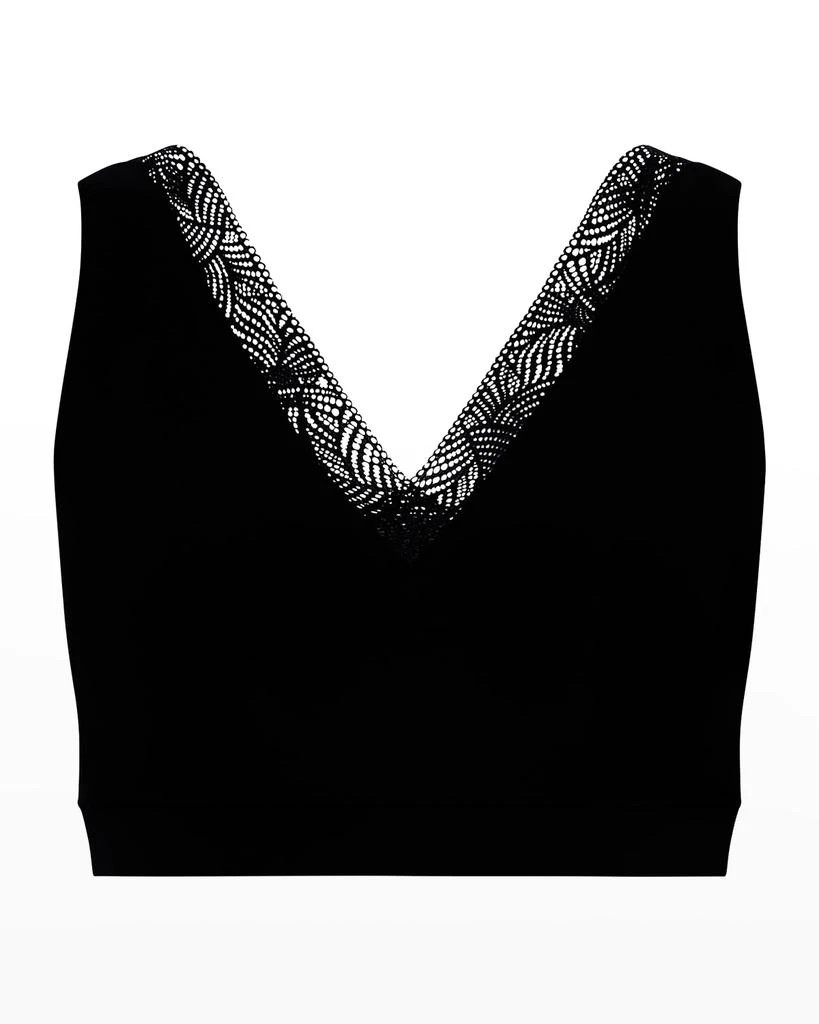 商品Chantelle|SoftStretch Lace-Trim Padded Bra Top,价格¥258,第2张图片详细描述