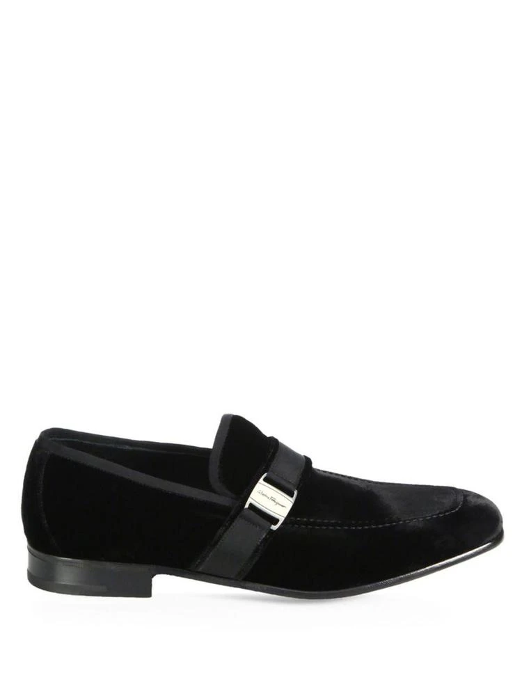 商品Salvatore Ferragamo|Danny 2 Velvet Formal Shoes,价格¥5208,第4张图片详细描述