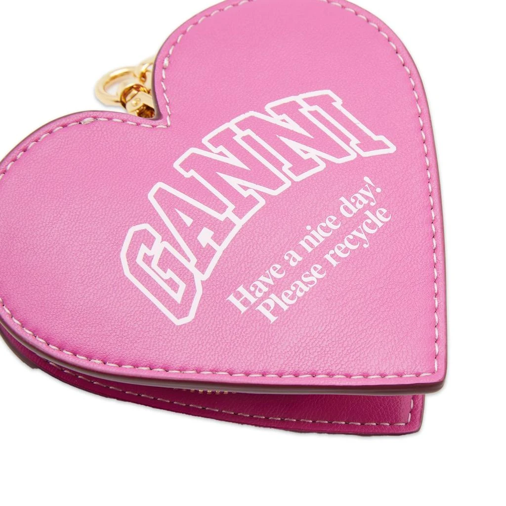 商品Ganni|GANNI Funny Heart Zip Coin Purse,价格¥464,第3张图片详细描述