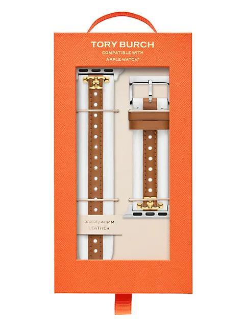 商品Tory Burch|Leather Monogram Apple Watch® Strap,价格¥854,第7张图片详细描述