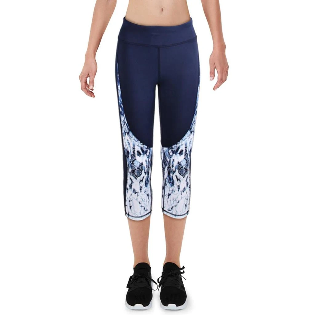 商品Splendid|Splendid Women's Ombre Snake Print Cropped Activewear Fitness Leggings,价格¥62,第1张图片