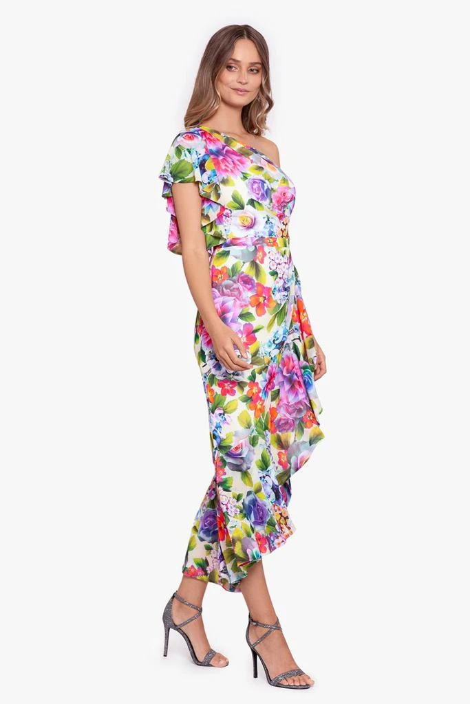 商品Betsy & Adam|Chiffon Print One Shoulder Midi Dress,价格¥949,第2张图片详细描述