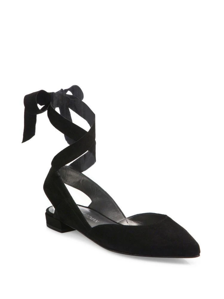 Supersonic Suede Lace-Up Flats 商品